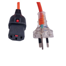 Hospital Grade SAA power lead with indicator lights anti-shedding